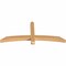 Ekena Millwork Bellingham Timber Gable Bracket, Western Red Cedar, 60"W x 25"H x 3 1/2"D x 3 1/2"F, 10/12 Pitch GBW060X25X0404BEL00SWR - alternate 3
